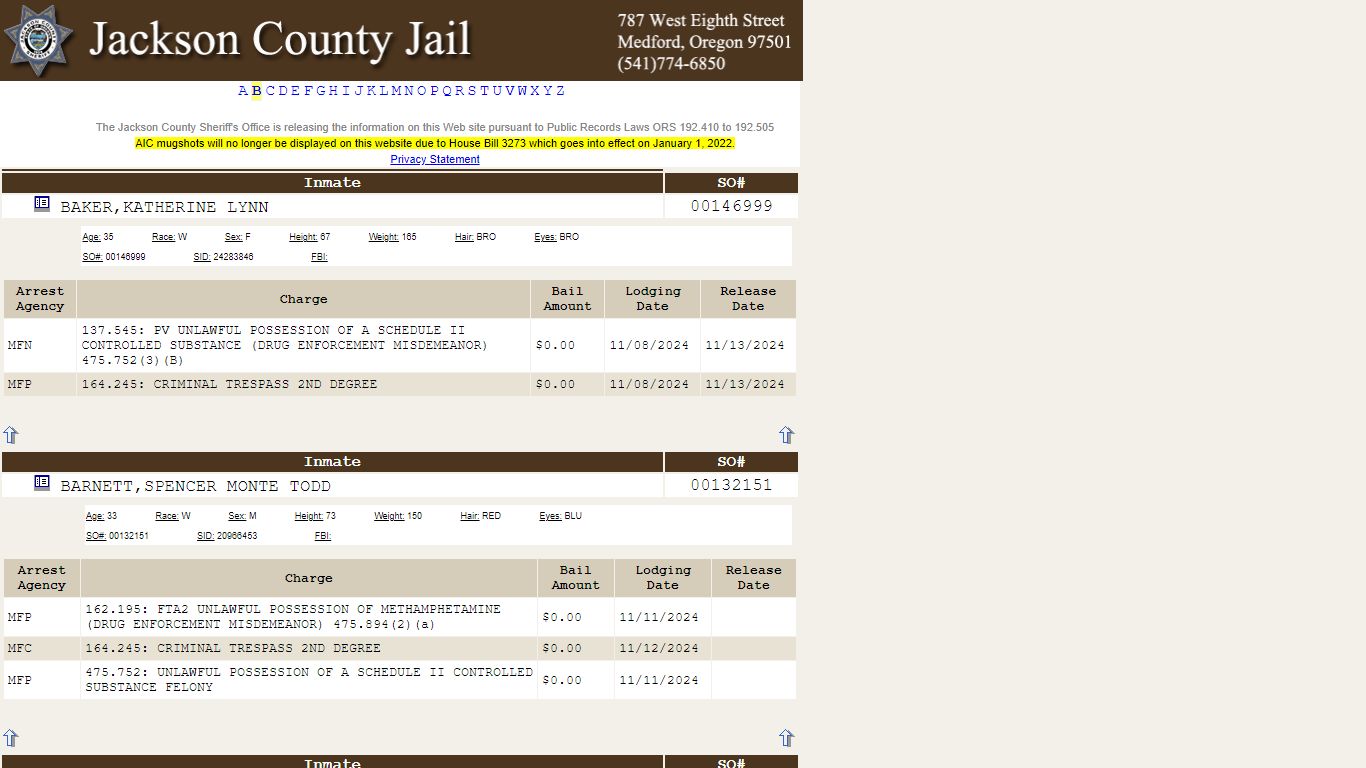 Index [inmate.jacksoncountyor.gov]